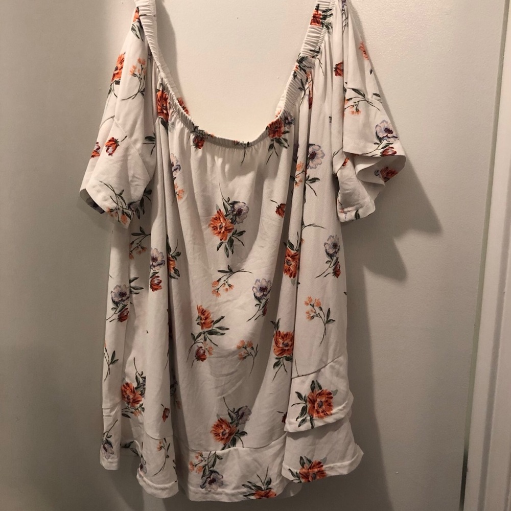 Floral 3x off the shoulder